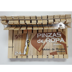 pinzas de tender la ropa de madera