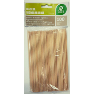 palillos pincho de madera de 15 cms
