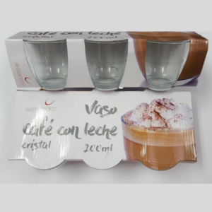 Comprar vaso cristal café