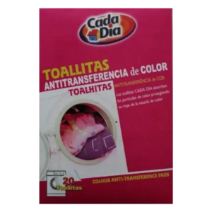 toallitas antitransferencia de color Cada día